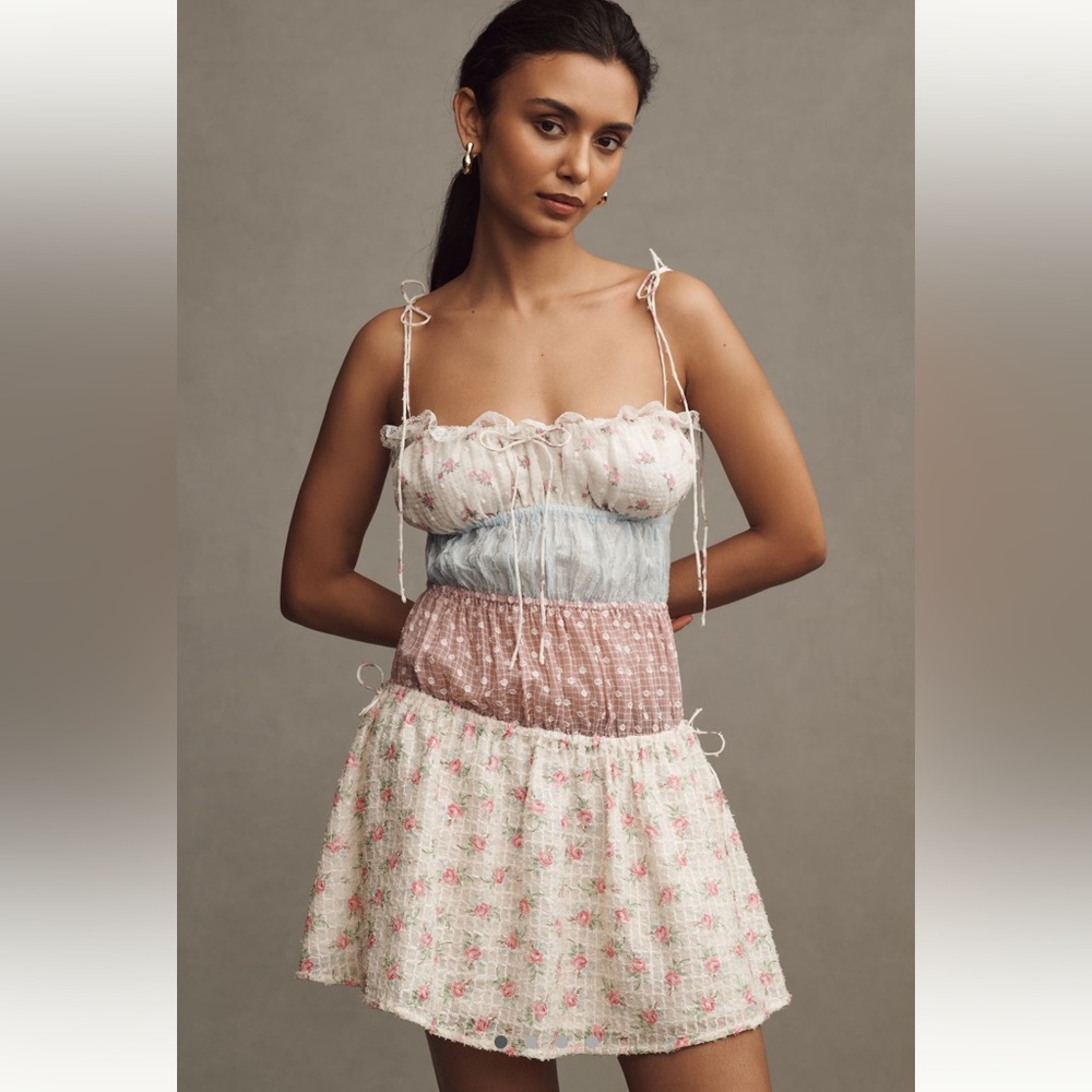 NWT FOR LOVE AND LEMONS ELULA MINI DRESS